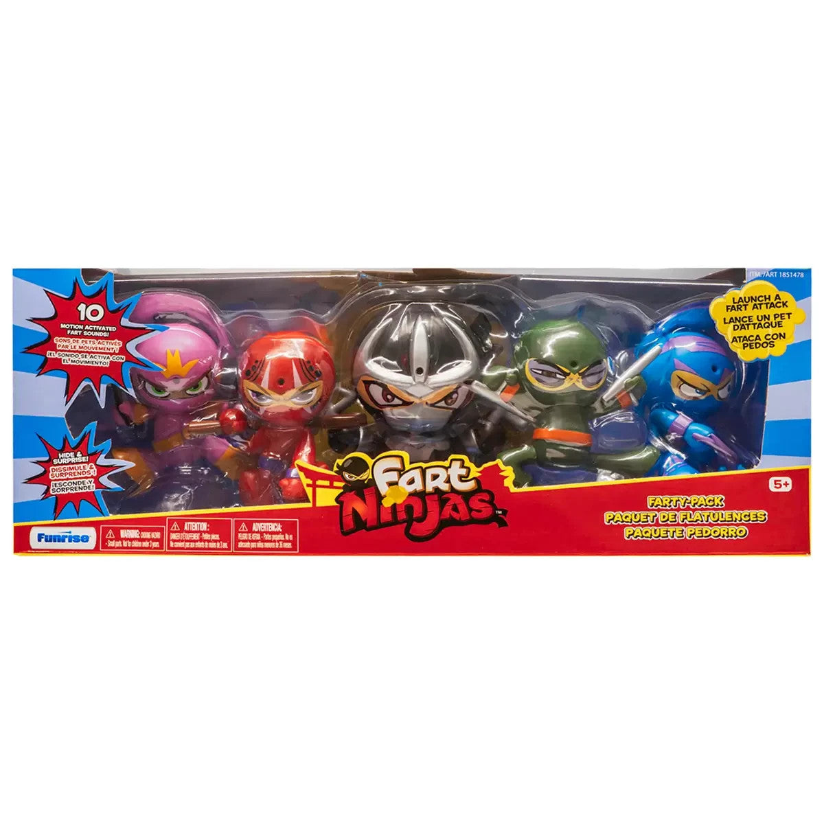 Funrise Fart Ninjas 5 Pack - Farty Pack