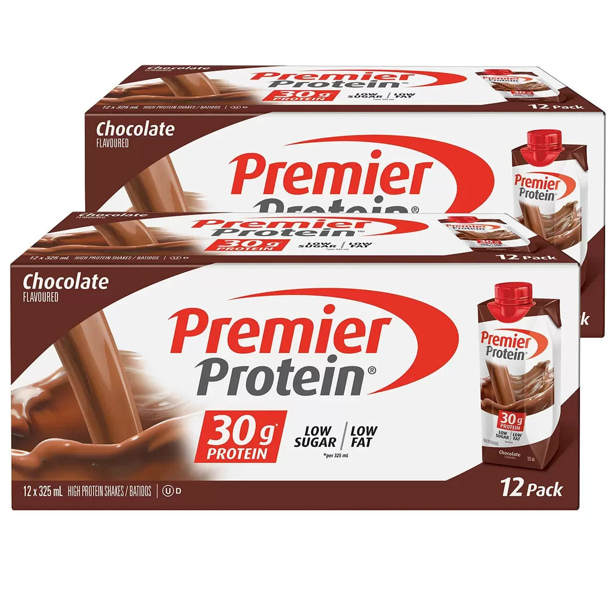 24 x Premier Protein Chocolate Protein Shake 325 ML - Low Fat | Low Sugar