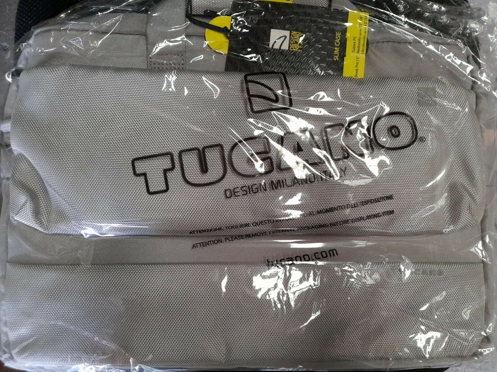 Tucano Dritta Slim Case Bag for Macbook Pro 15" BDR1314-SL Silver Brand New