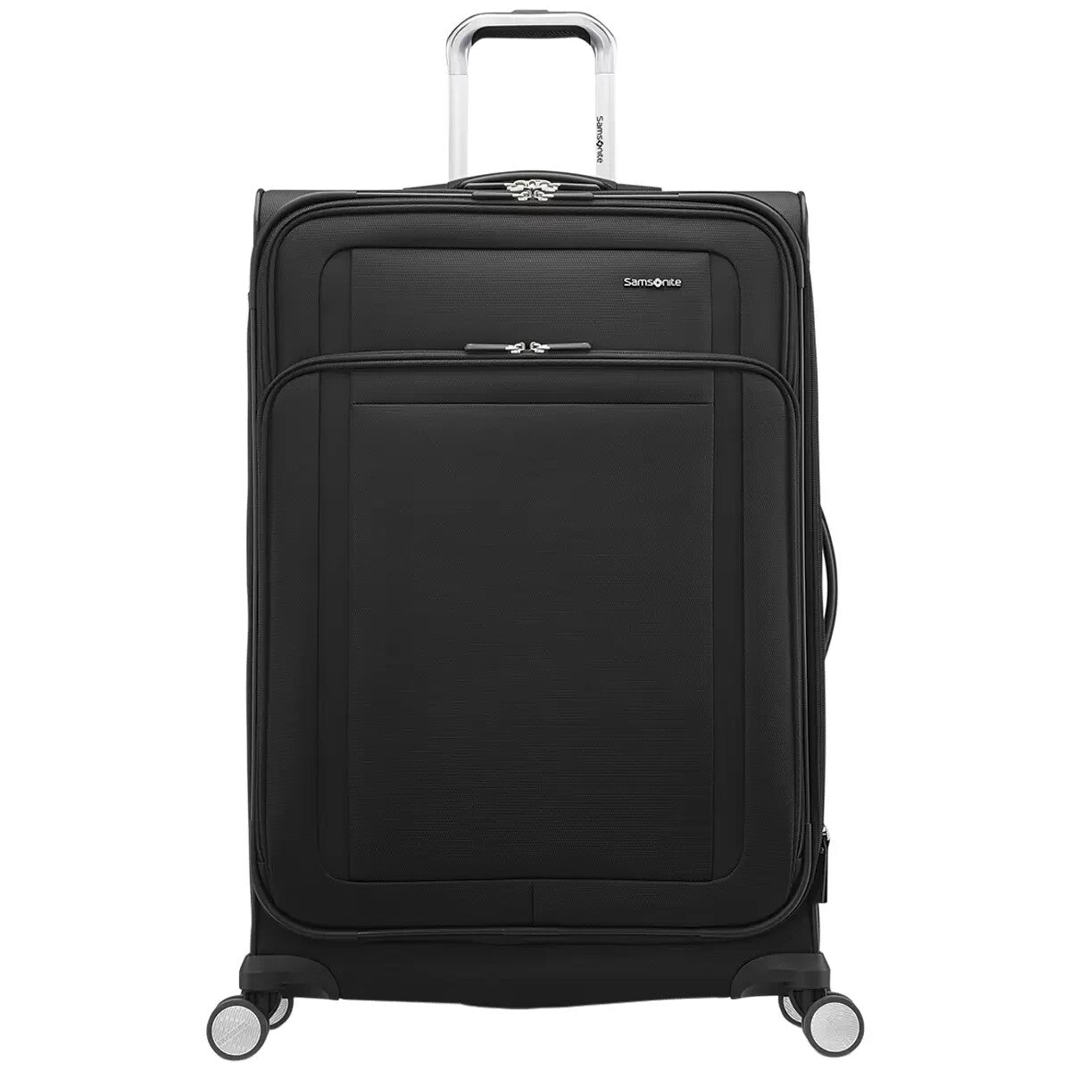 Samsonite Renew Softside Travel Luggage Suitcase Set 2 Piece Black 76cm + 57cm