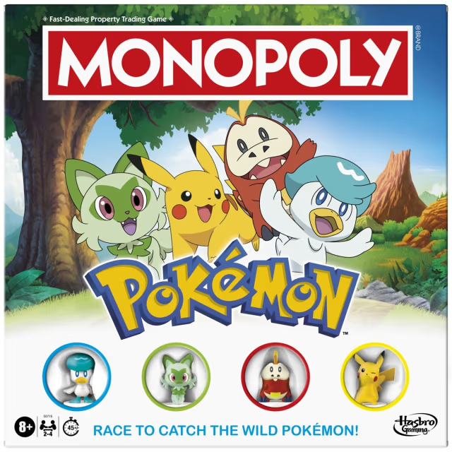 Monopoly Pokémon Edition Board Game Pokemon Pikachu Token