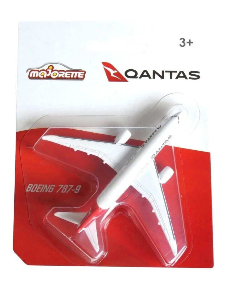 Majorette Qantas Model Planes AirBus A380-800 Boeing 787-9 Assortment