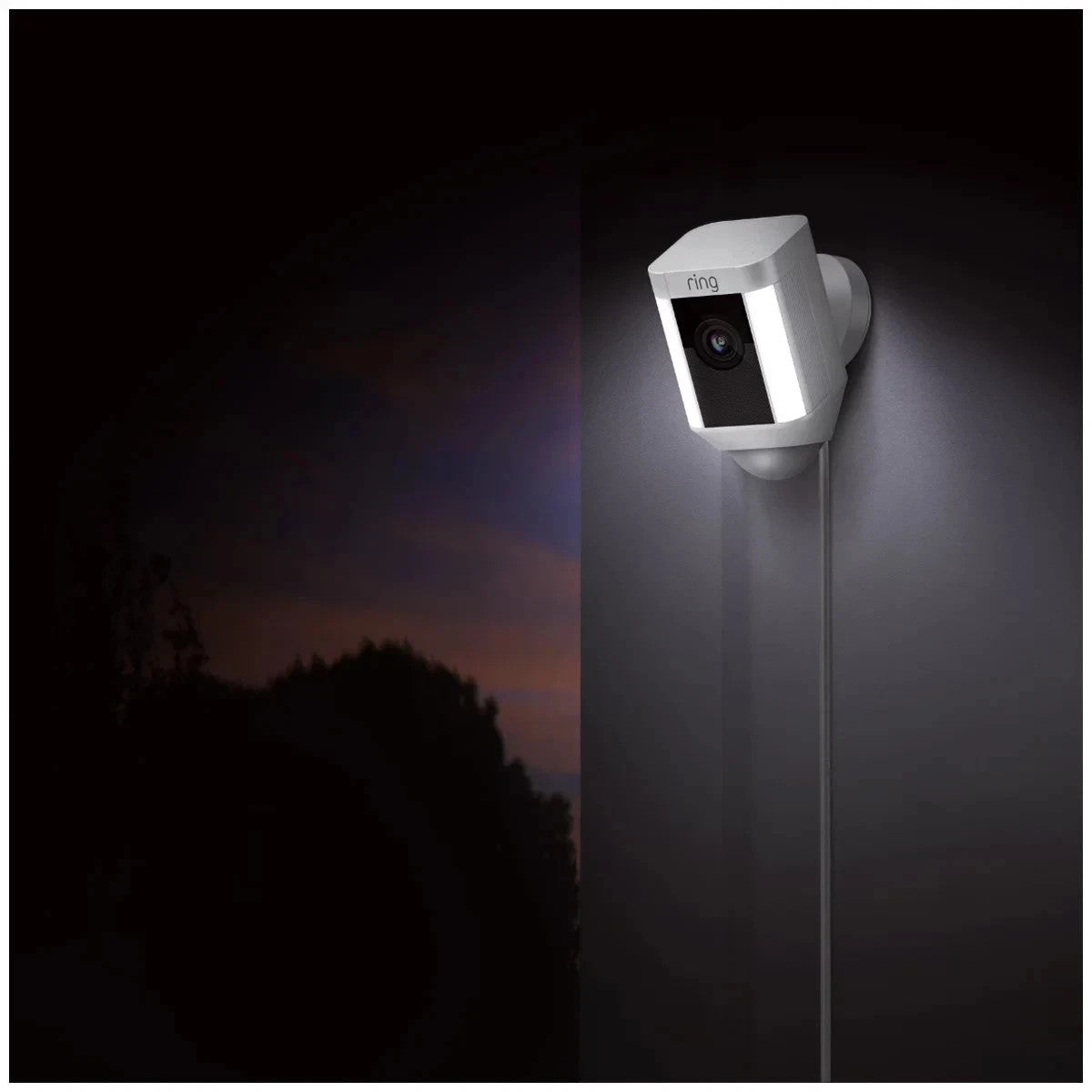 Ring Spotlight Cam Wired Security Camera 1080p HD Alexa 8SH1P7-WAU0