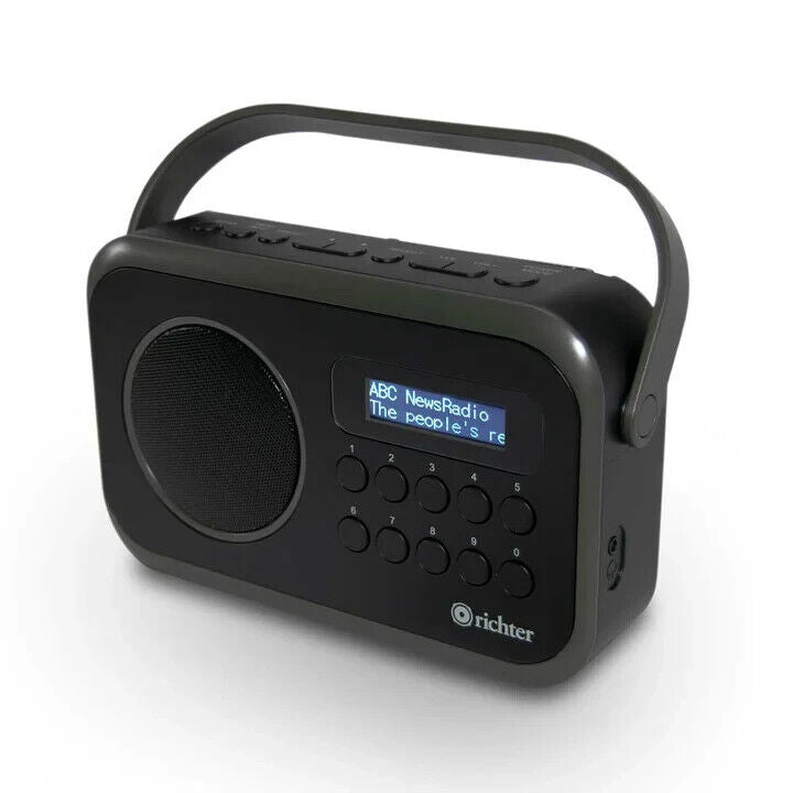 RICHTER PORTABLE DAB+ FM/AM RADIO RR28DABAMBLK Black Color