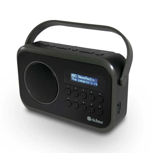 RICHTER PORTABLE DAB+ FM/AM RADIO RR28DABAMBLK Black Color