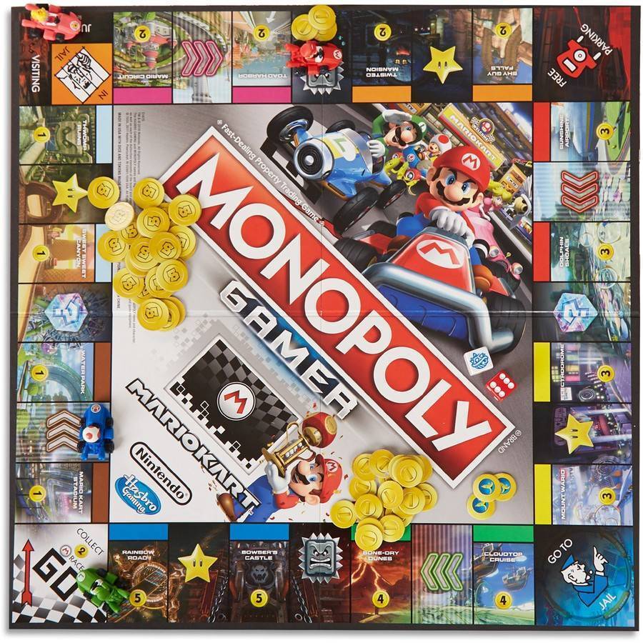 Monopoly Gamer Mario Kart Board Game