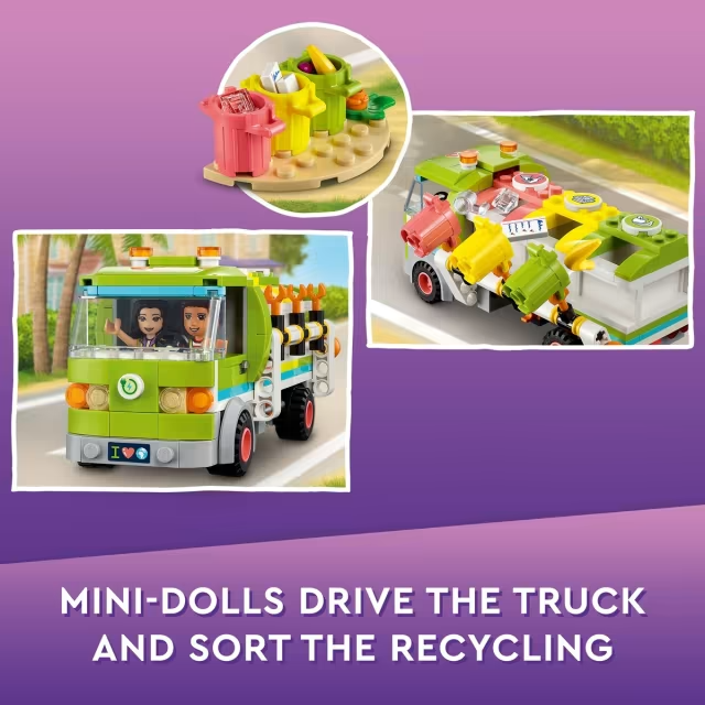 LEGO Friends Recycling Truck 41712 Emma and River