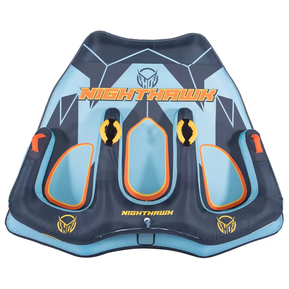 HO Sports Nighthawk 3 Person Towable Tube w/ Rope & 12V Pump Weight Capacity