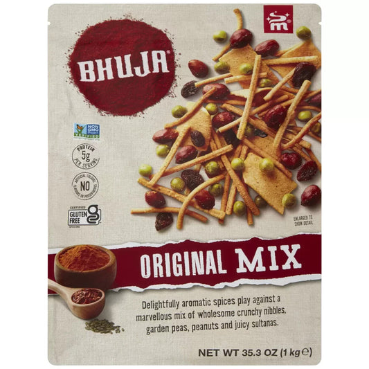 1kg Majans Bhuja Original Mix Large Peas & Peanut Gluten-Free Vegan Snack No MSG