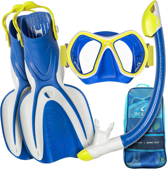 Oceanic Youth Junior Snorkeling Set Size S/M Teen JR 9-13.5 Adjustable Size