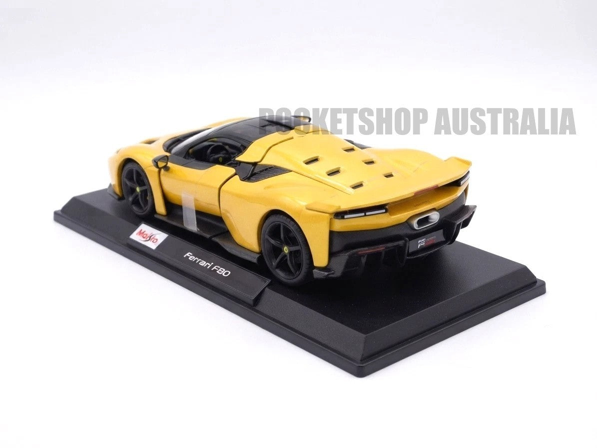 Maisto 1:18 Diecast Special Edition – Ferrari F80 (Yellow)