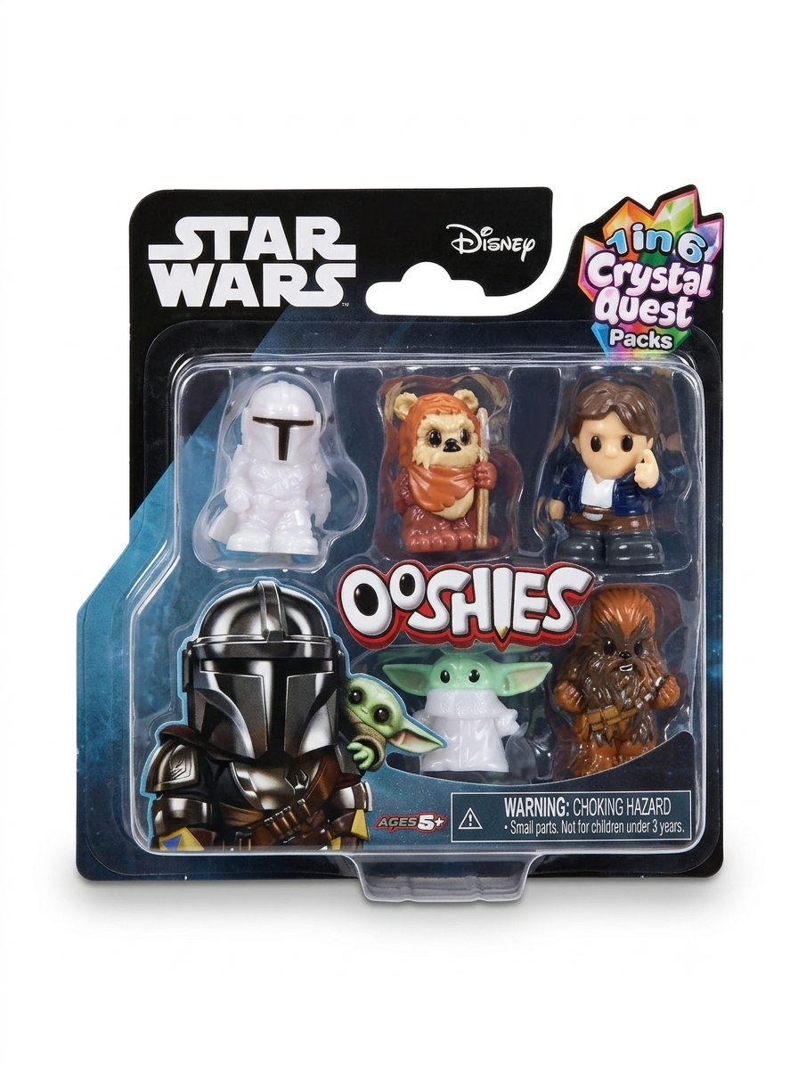 Ooshies 1-in-6 Crystal Quest Packs – Star Wars (Regular)