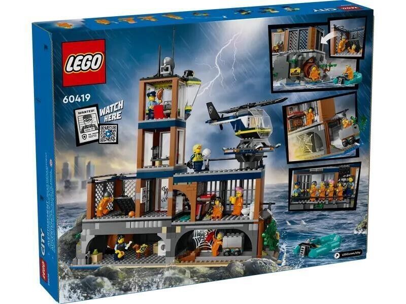 LEGO 60419 City Police Prison Island Brand New and Sealed