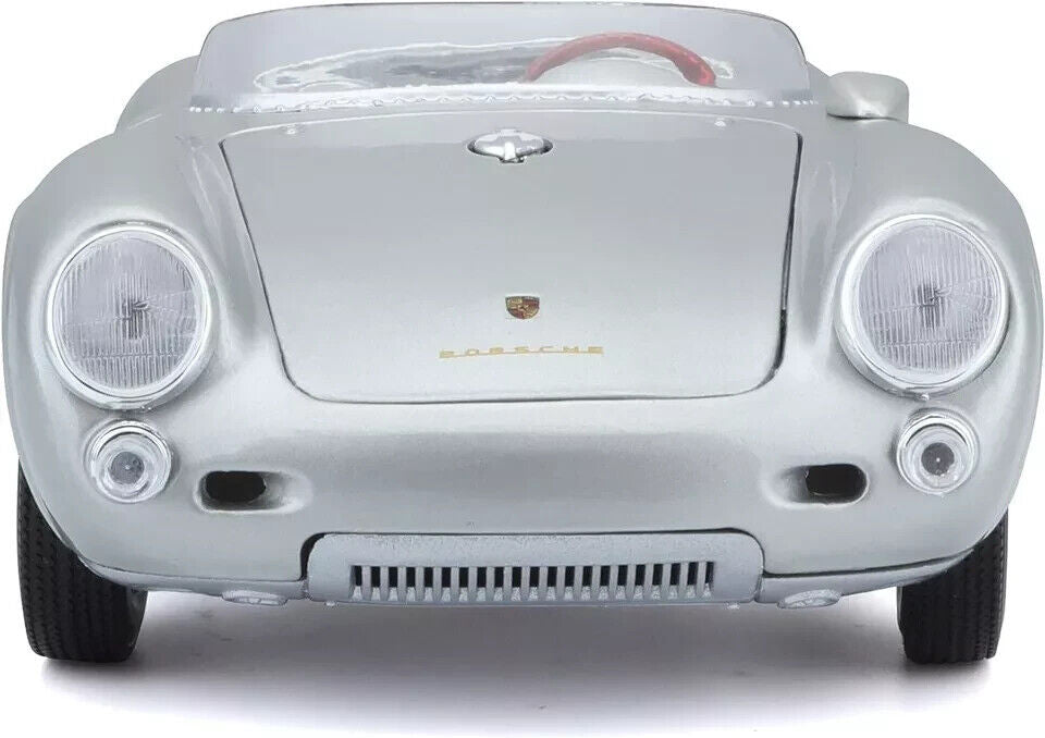 1956 PORSCHE 550A SPYDER SILVER by MAISTO SPECIAL EDITION 1:18