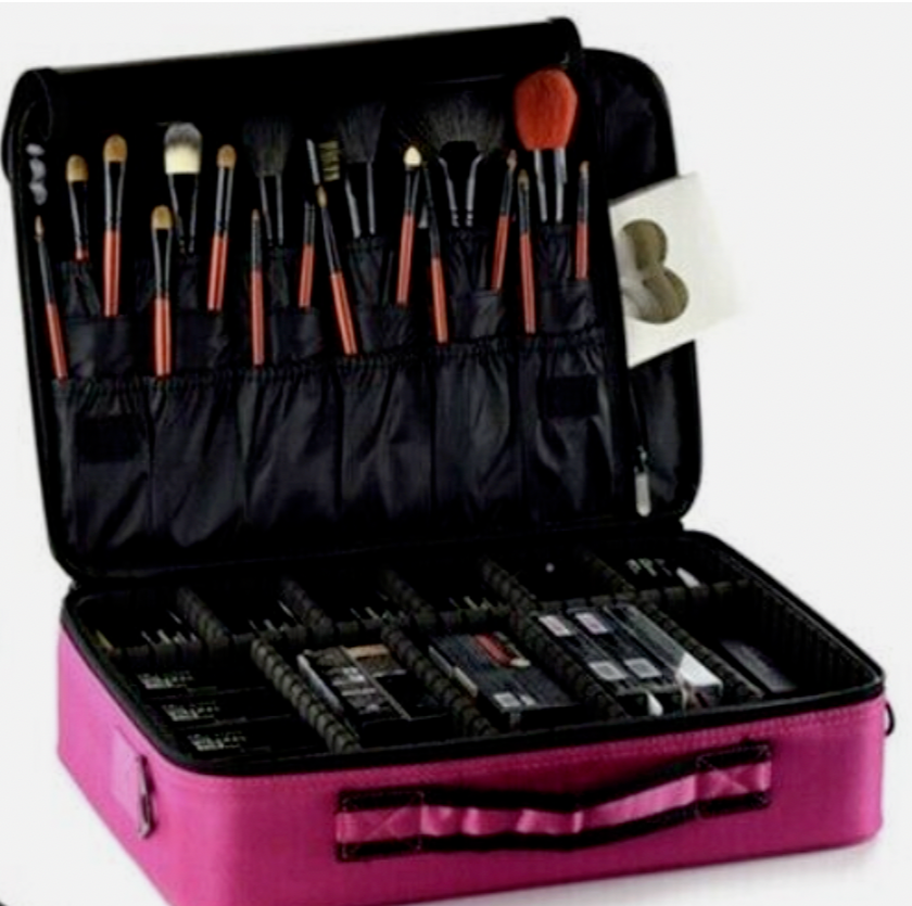 Professional Makeup Bag Portable Cosmetic Organize Case Storage Box Travel Small