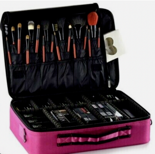 Professional Makeup Bag Portable Cosmetic Organize Case Storage Box Travel Small