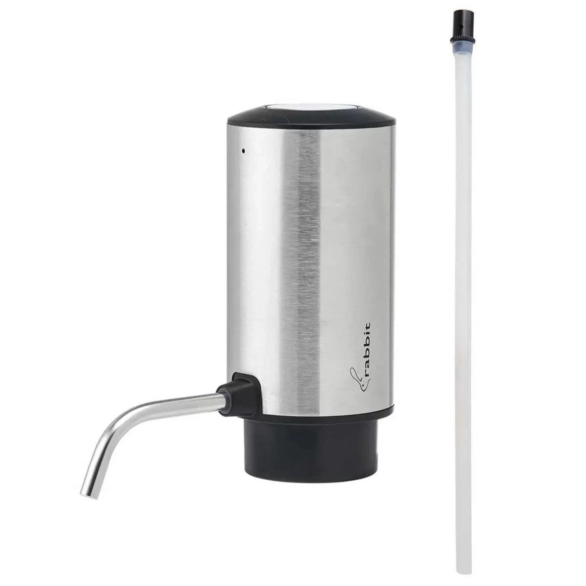 Rabbit 5 Piece Set Electric Corkscrew, Wine Aerator Foil Cutter, Bottle Stoper