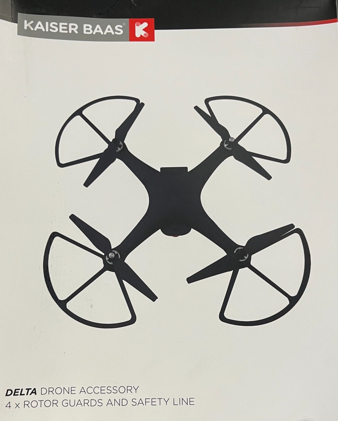 Genuine 4x Rotor Guards & Safety Line for Kaiser Bass Delta GPS Quadcopter Drone