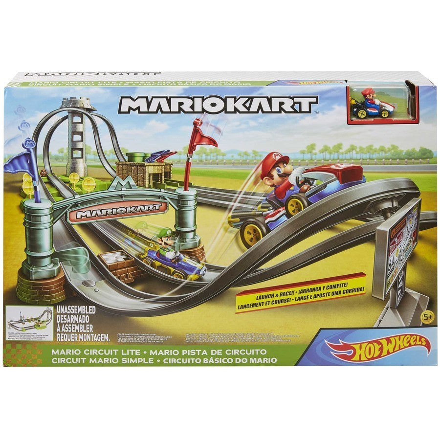 Hot Wheels Mario Kart Circuit Lite Track Set Super Fun AU Stock