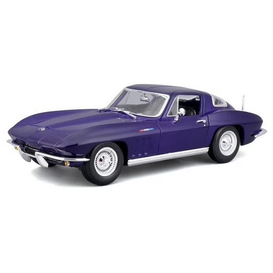 Maisto 1:18 Die Cast Cars Special Edition 1965 Chevrolet Corvette purple