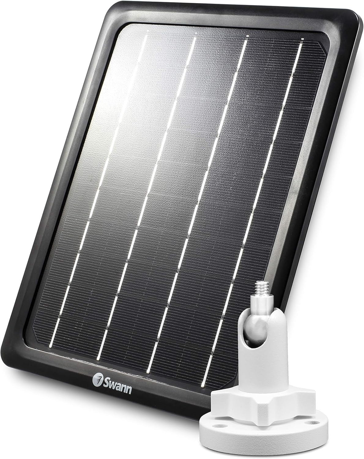 Swann Outdoor Solar Panel with Outdoor Mount Stand for Wire-Free Security Camera
