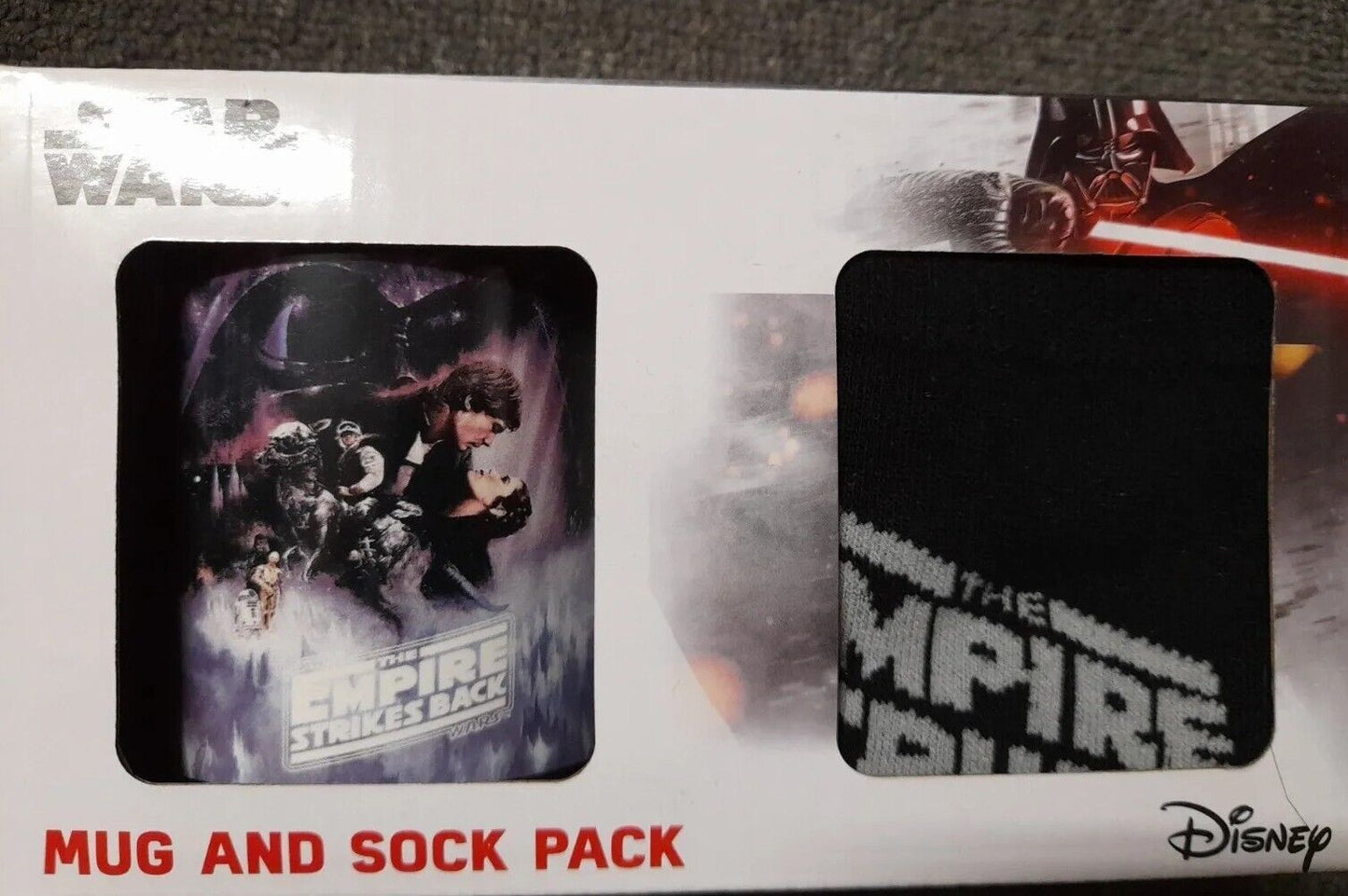 Disney Star Wars Mug & Sock Pack Empire Strikes Gift Box Set