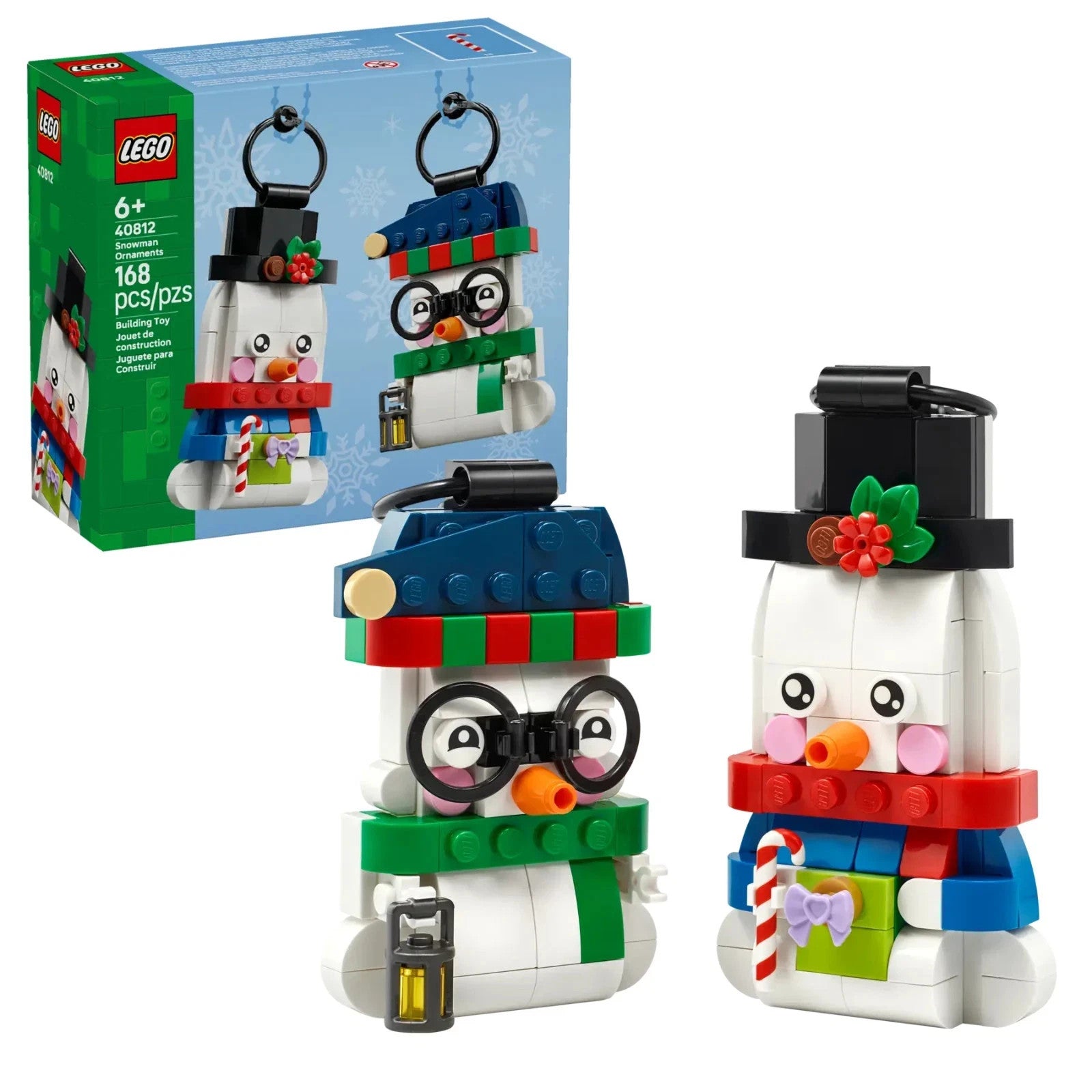 LEGO 40812 Snowman Ornaments Christmas Tree Xmas Home Decoration Gift Idea
