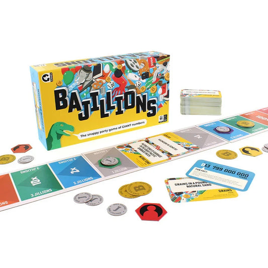 Ginger Fox Bajillions Number Guessing Board Game  - SEALED