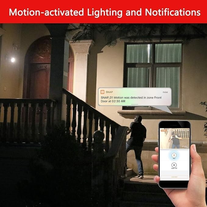 Sengled Smart LED Flood Light Security Camera Bulb Motion Sensor E27 Outdoor