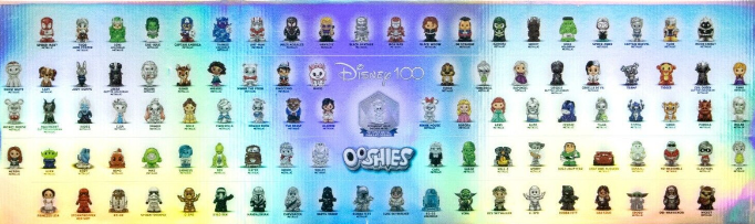 Disney 100 Ooshies 100 Pack - Limited Release Exclusives 1st Ever Metal Diecast
