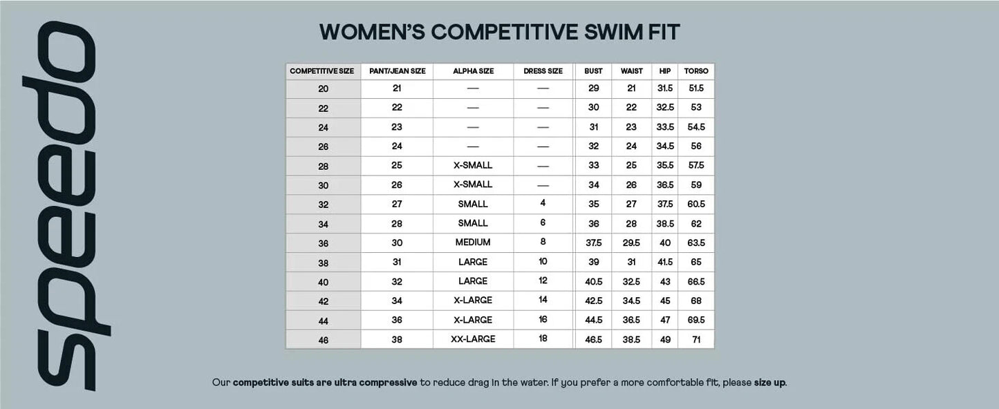 Speedo Girls FL One Piece Swimsuit Super Pro ECO SOLID Team Black Size US 20