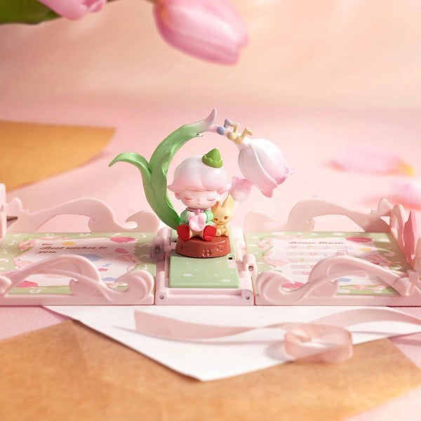 Authentic DIMOO Gift For You Greeting Card Scene Blind Box Pop Mart Molly