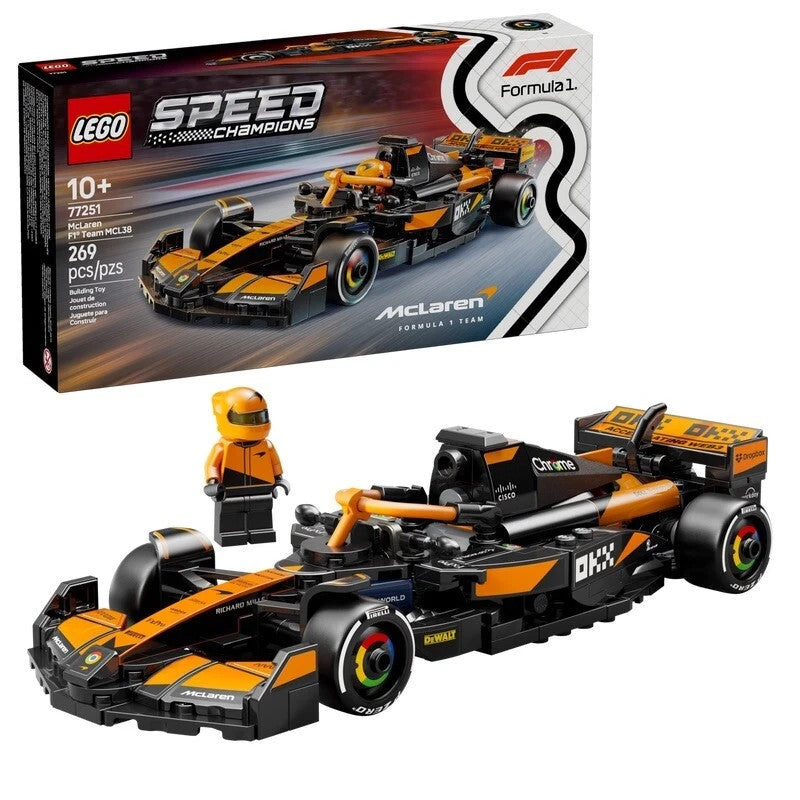 LEGO Speed Champions 77251 McLaren F1 Team MCL38 Race Car Brand New