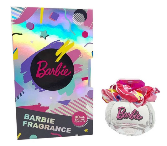 Barbie Total Hair EDT 80ml Perfume include Babie Scrunchie Brand New