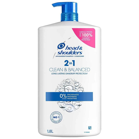 Head & Shoulders Clean And Balanced 2 In 1 Shampoo And Conditioner