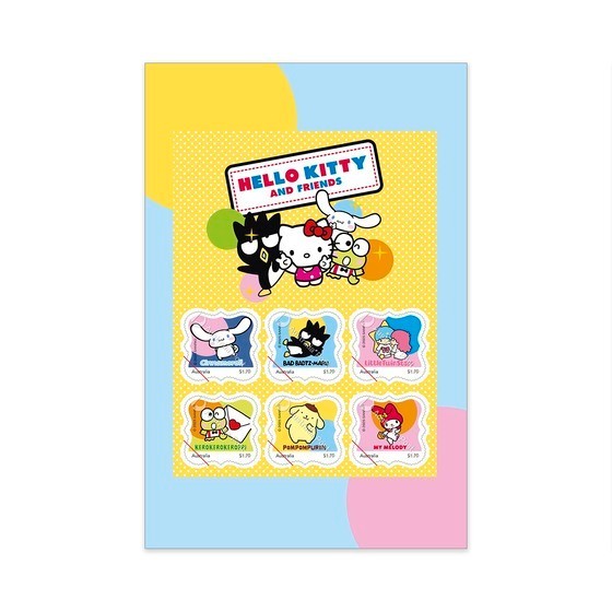 2025 Hello Kitty And Friends Stay Together Stamp Pack | Australia Post NEW