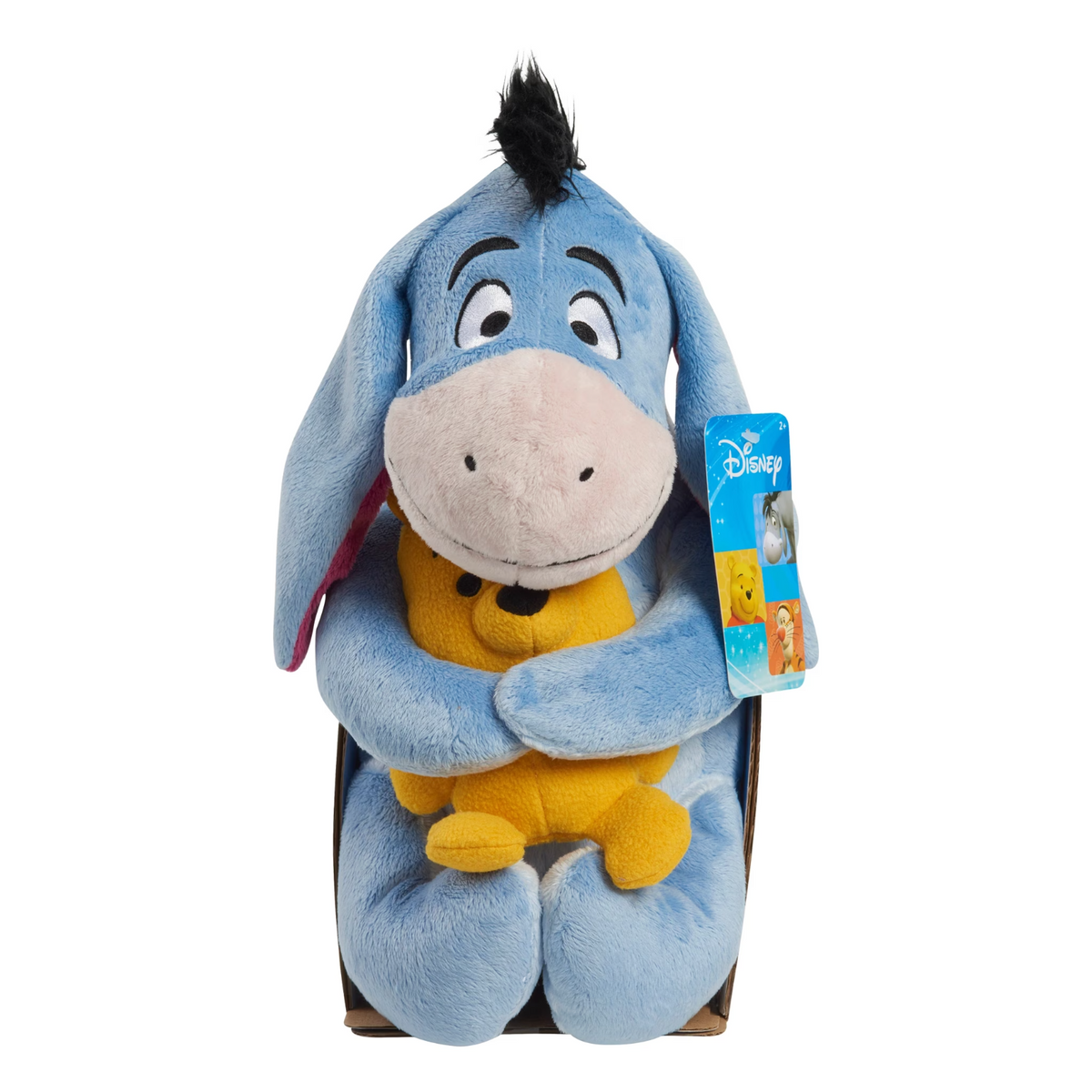 Disney Classics Lil Friends 10" Huggable Plush Soft Toy Eeyore & Winnie Plushie