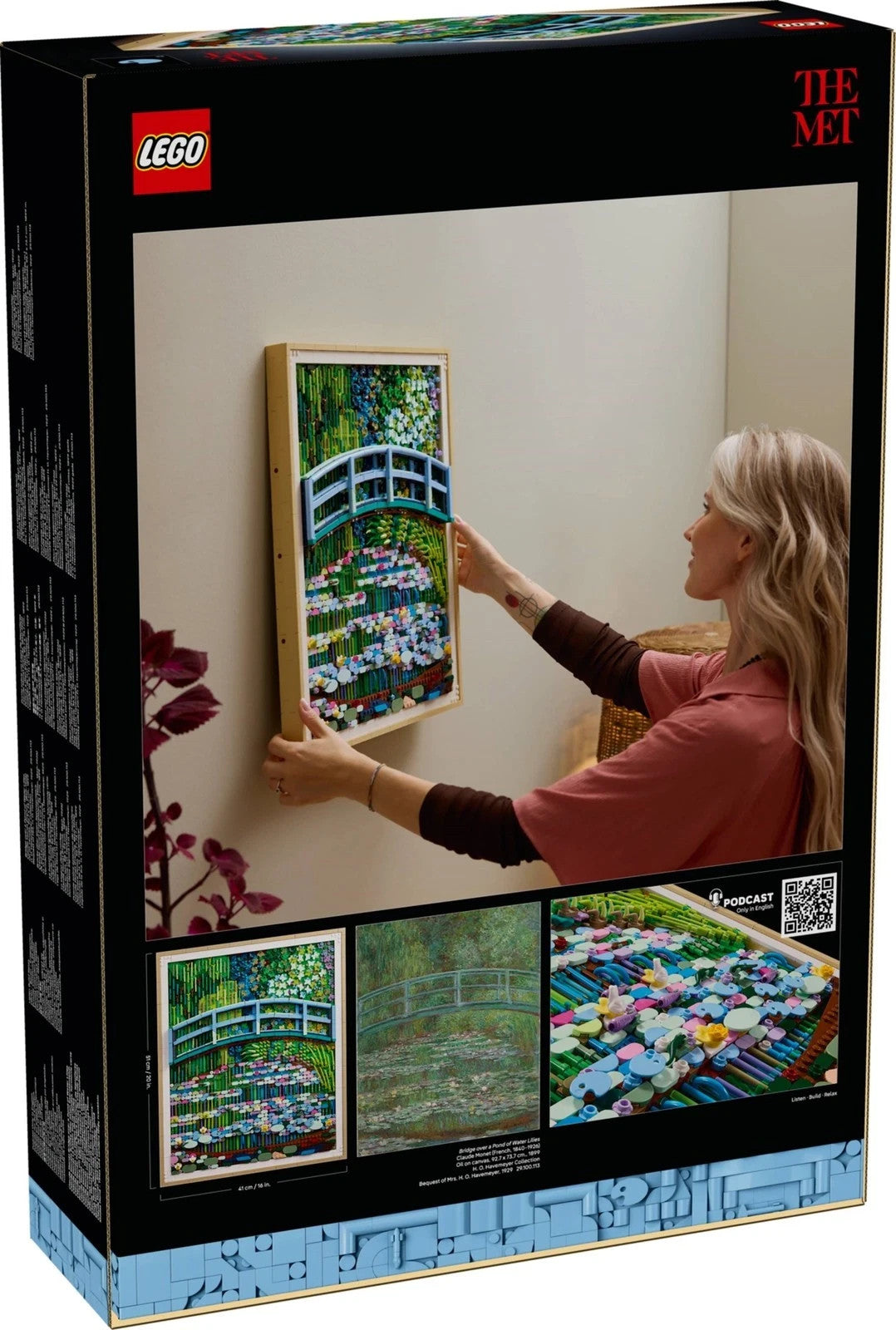 LEGO 31220 ART Claude Monet - Bridge over a Pond of Water Lilies