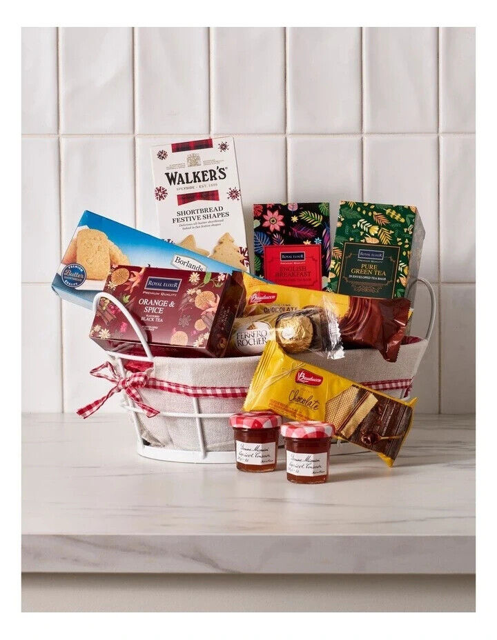 Christmas, Birthday, Anniversary, Event Afternoon Tea Hamper Set - Assorted