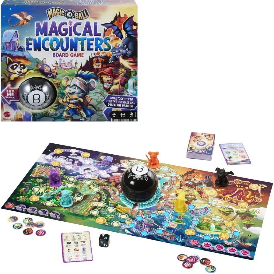 Magic 8 Ball - Magical Encounters Board Game by Mattel