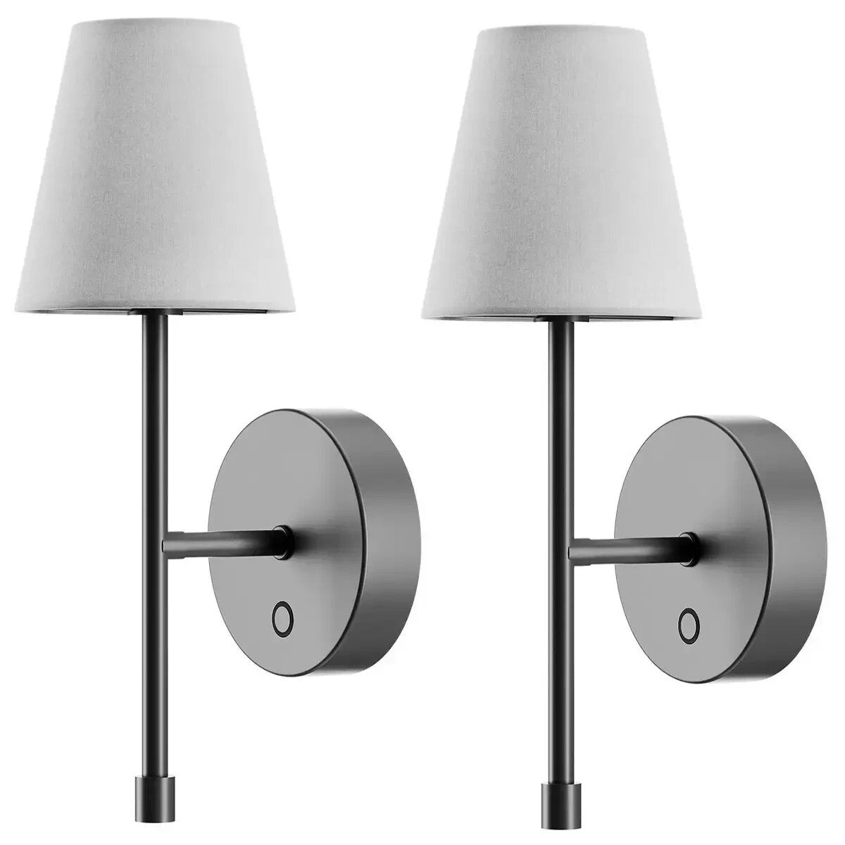 Globe LED Wall Sconce Wireless Light 2 Pack 2700K Colour Temperature