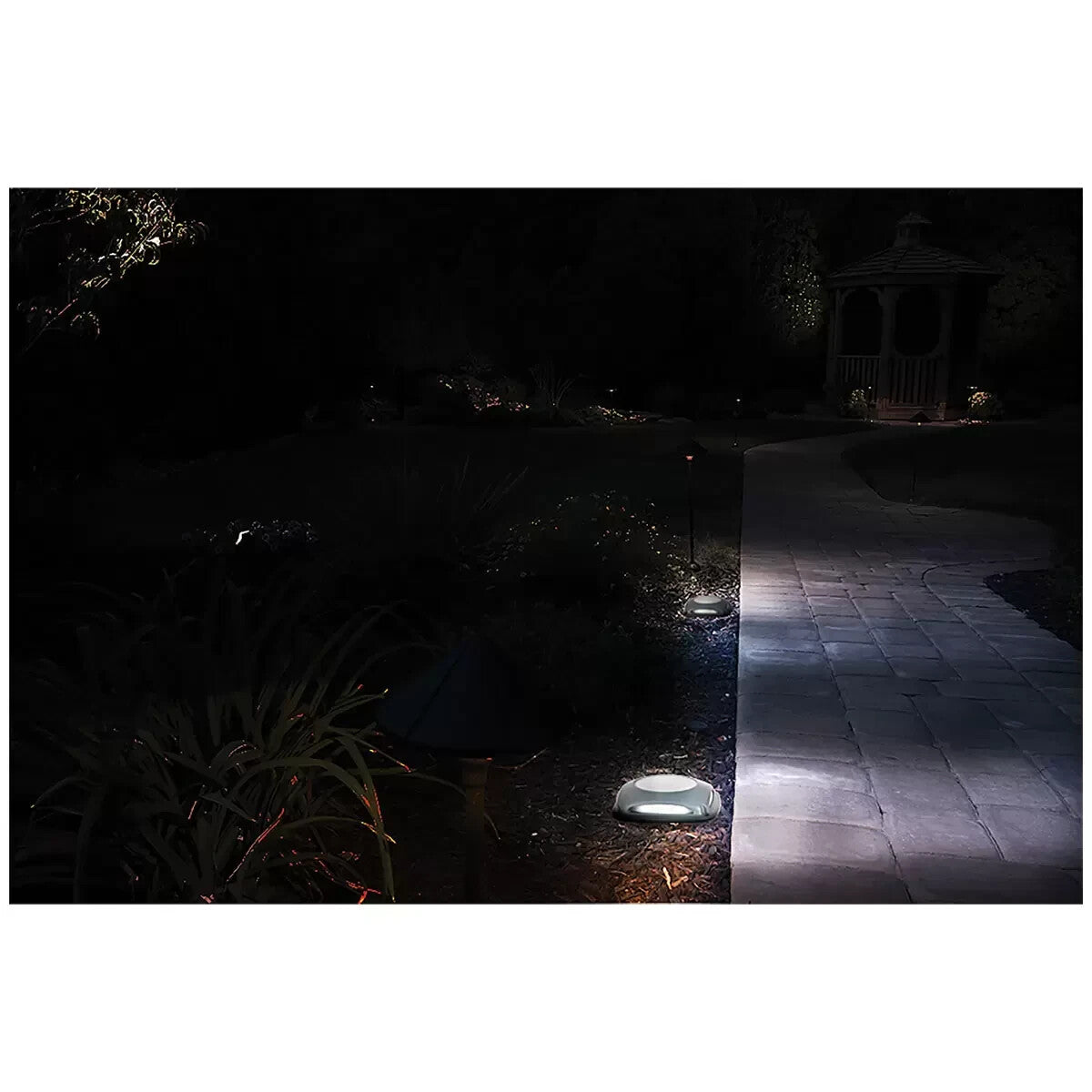 Luminus Solar Pathway Light Outdoor Pathway Luminous Lamps 4 Pack