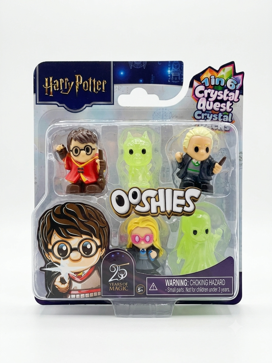 Ooshies 1-in-6 Crystal Quest Packs – Harry Potter