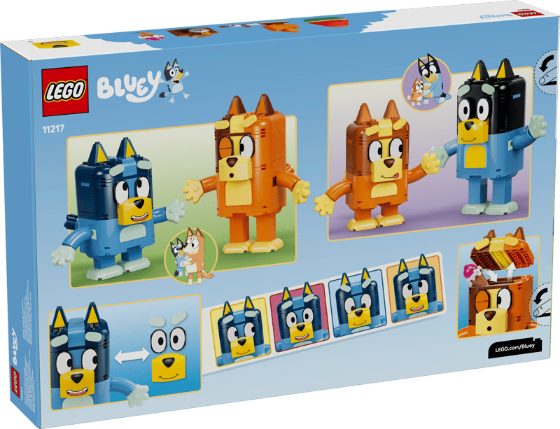 LEGO 11217 Bluey Brick-Built Bluey Family