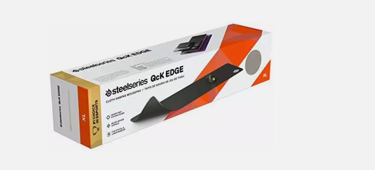 SteelSeries Qck Edge Cloth Gaming Mouse Pad XL 900x300mm