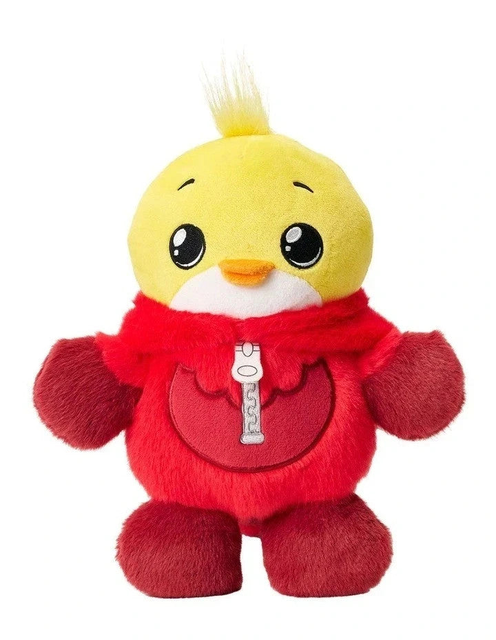 Fuzzy Wuzzy Buttercup Soft Duck in BIG Red Panda Sensory Teddy