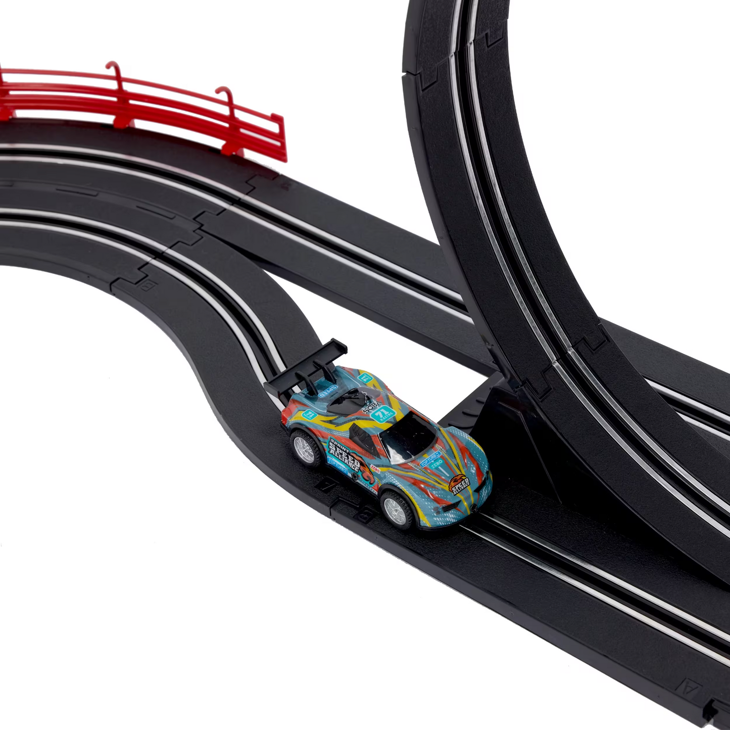 Super Loop Slot Car Set Incl Track Loop 2 x Mode cars 2 x speed controller- Gift