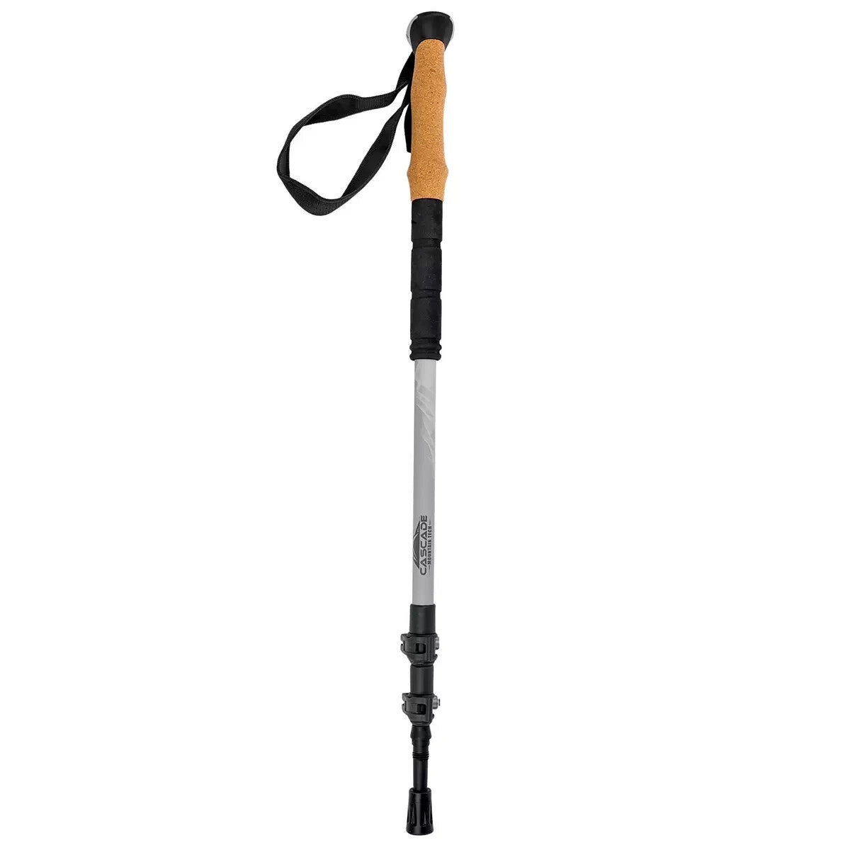 Cascade Mountain Tech Carbon Fibre Trekking Poles Set Retractable Snow,Bush,Walk
