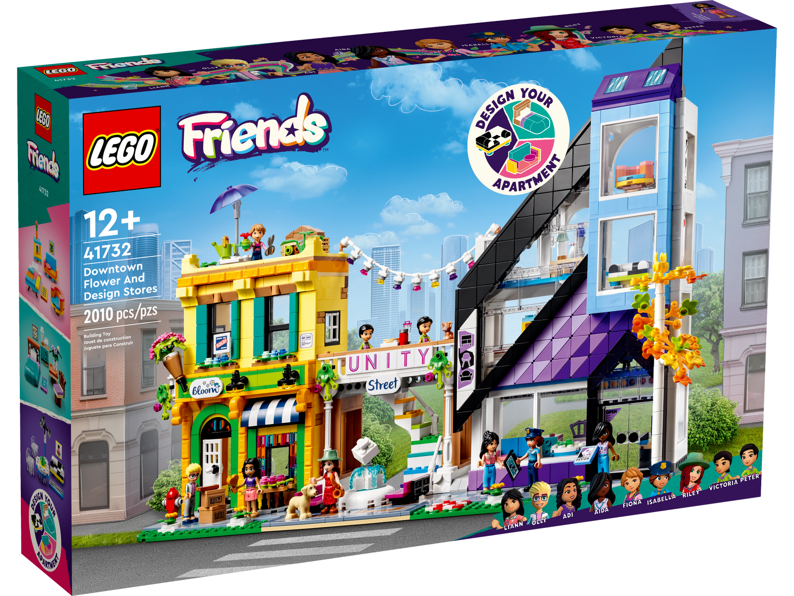 LEGO 41732 Friends Downtown Flower And Design Stores (Brand New Sealed)