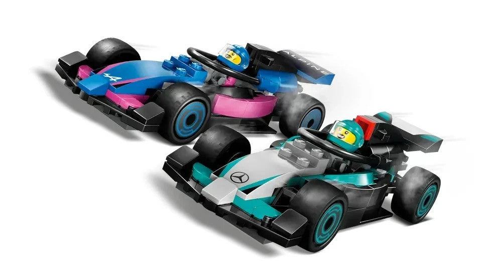 LEGO 60444  City F1 Garage & Mercedes-AMG & Alpine Cars - Brand New Sealed